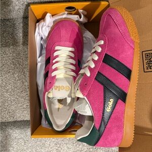 Gola Elan Fuchsia and Evergreen Shoes NIB